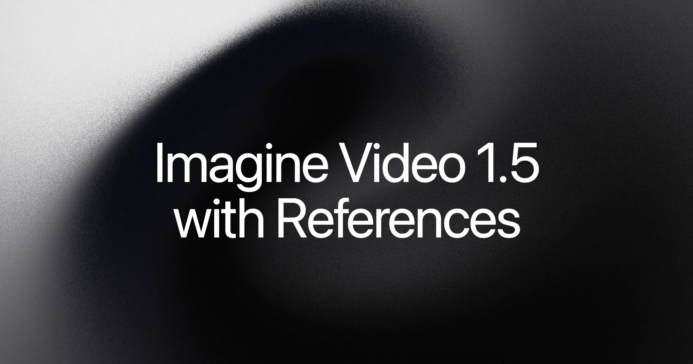 Official Grok Imagine Video 1.5 with References hero visual