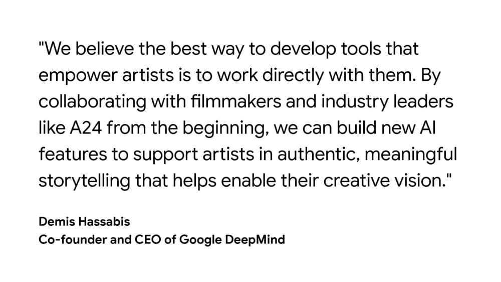 Google DeepMind and A24 Partner: AI Enters Film Production (2026)