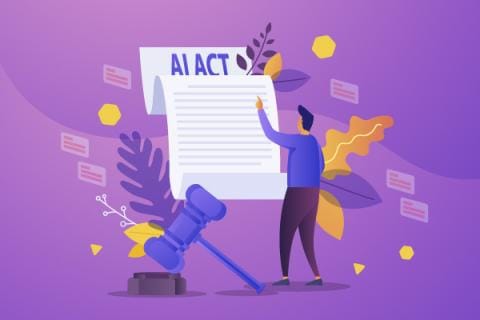 European Commission card on AI Act enforcement