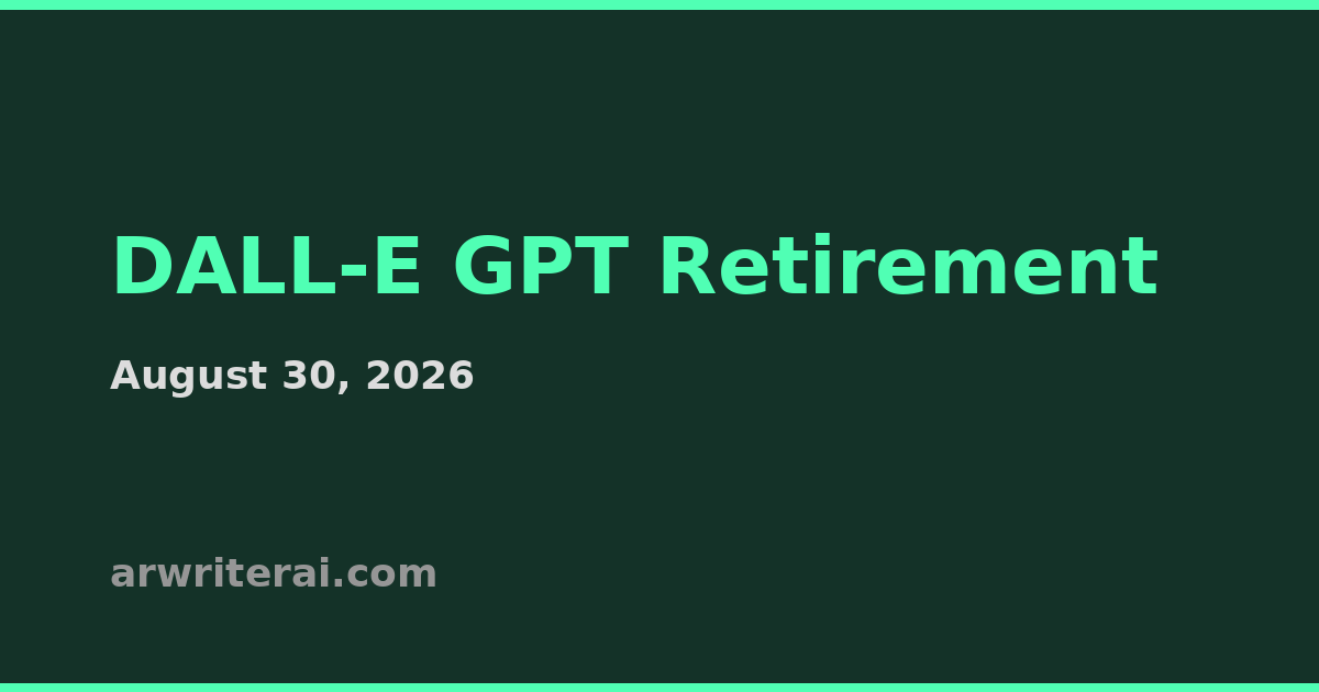 نهاية DALL-E GPT في ChatGPT