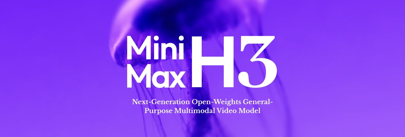 Official MiniMax H3 launch banner artwork