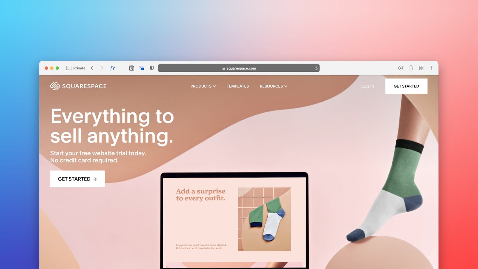 Marketer reviewing a website layout on a laptop