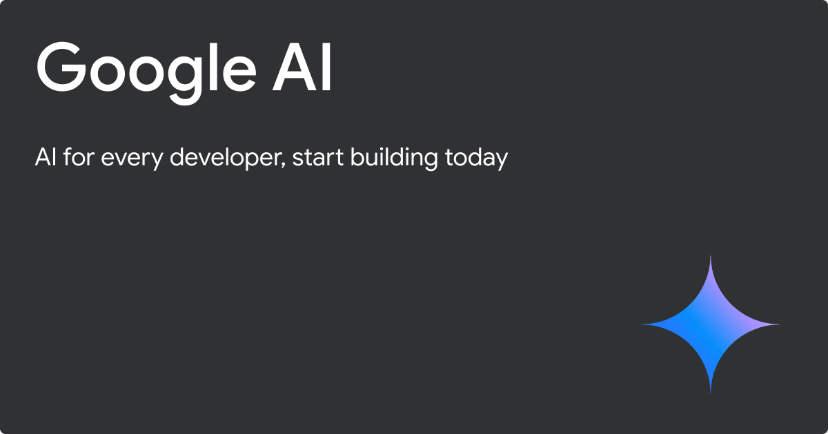 Official ai.google.dev docs card for the Gemini API and Google AI Studio