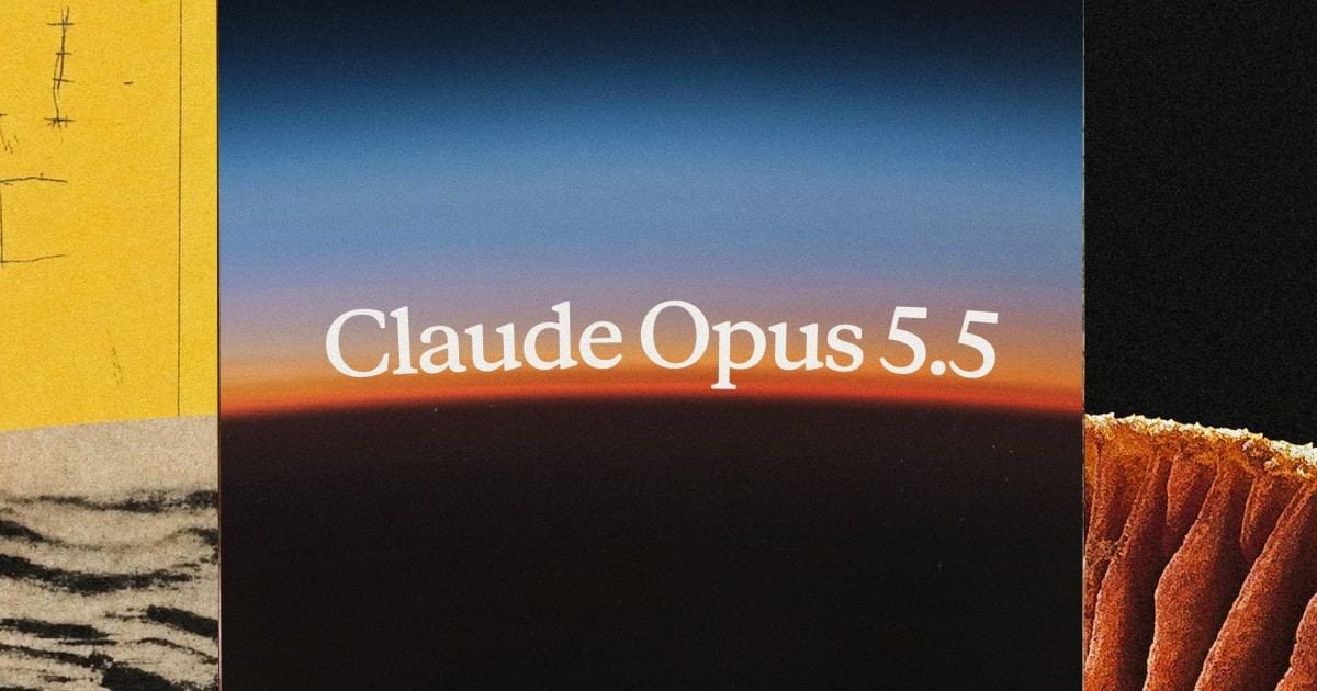 Claude Opus 5.5 official announcement image from Anthropic