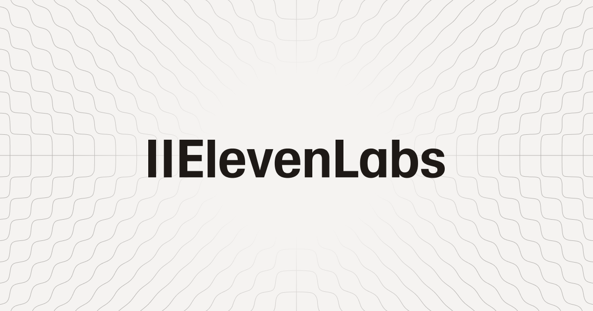 منصة ElevenLabs الرسمية لتوليد الأصوات بالذكاء الاصطناعي