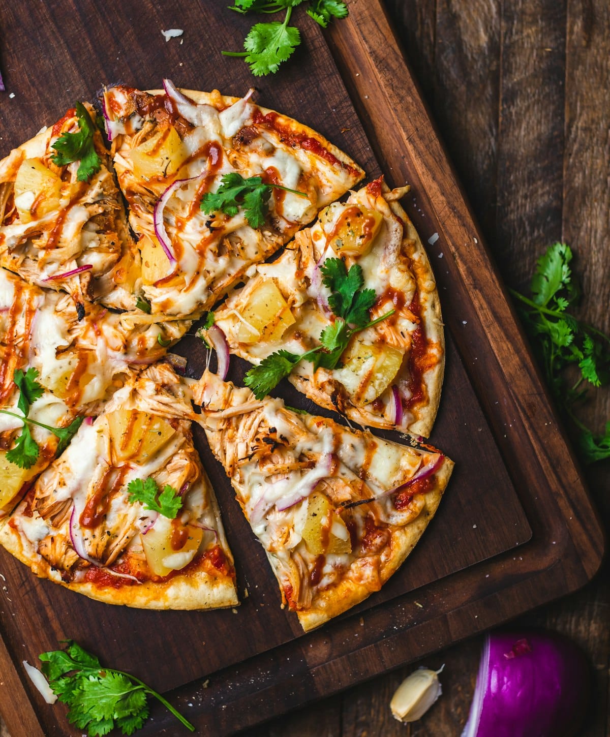 Margherita pizza fresh from a wood-fired oven