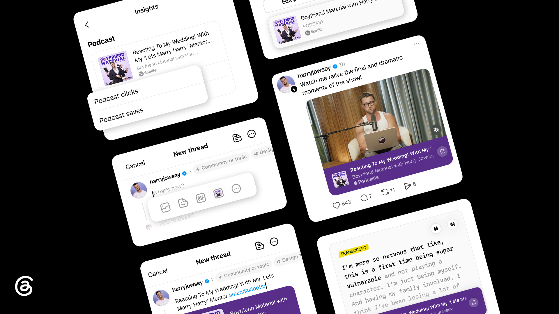 Official Meta image announcing the Threads podcast toolkit for creators, September 2026