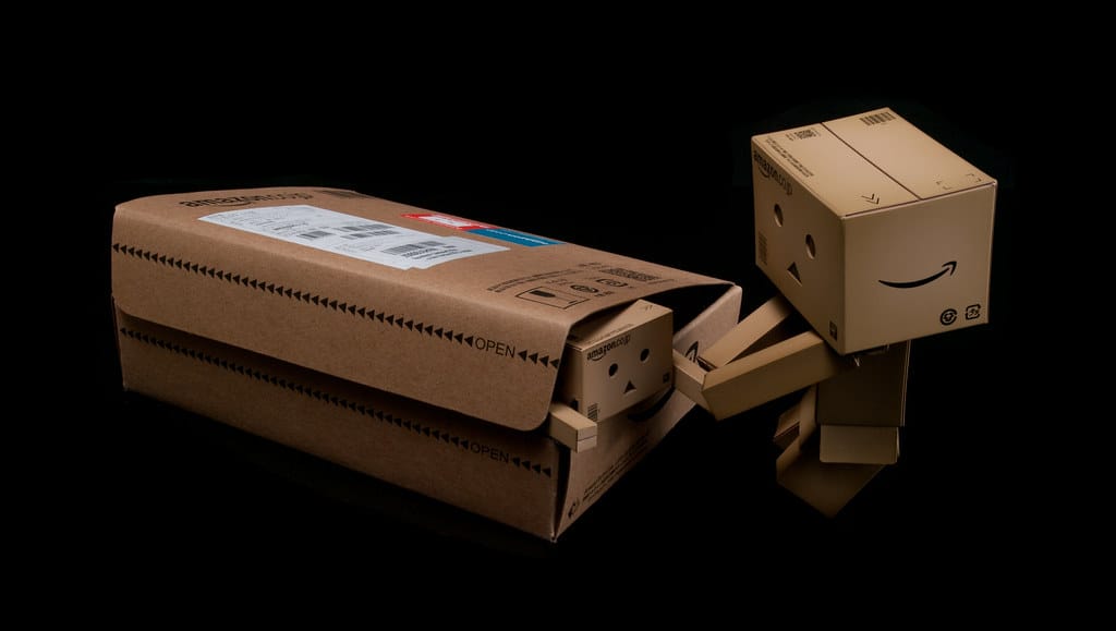 Unboxing a product delivery before testing it