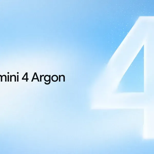 Official Gemini 4 Argon launch artwork