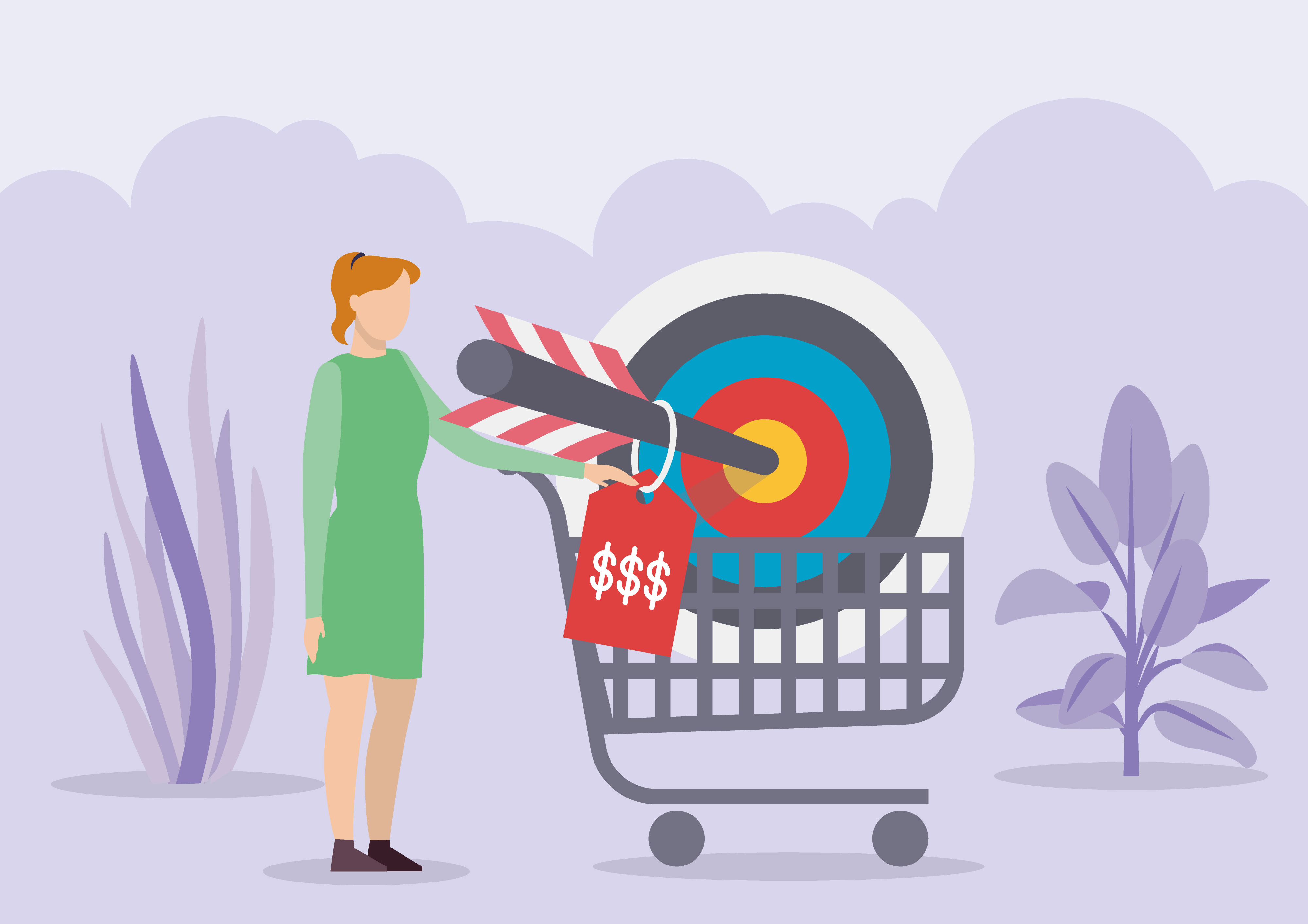 online shopping conversion optimization concept