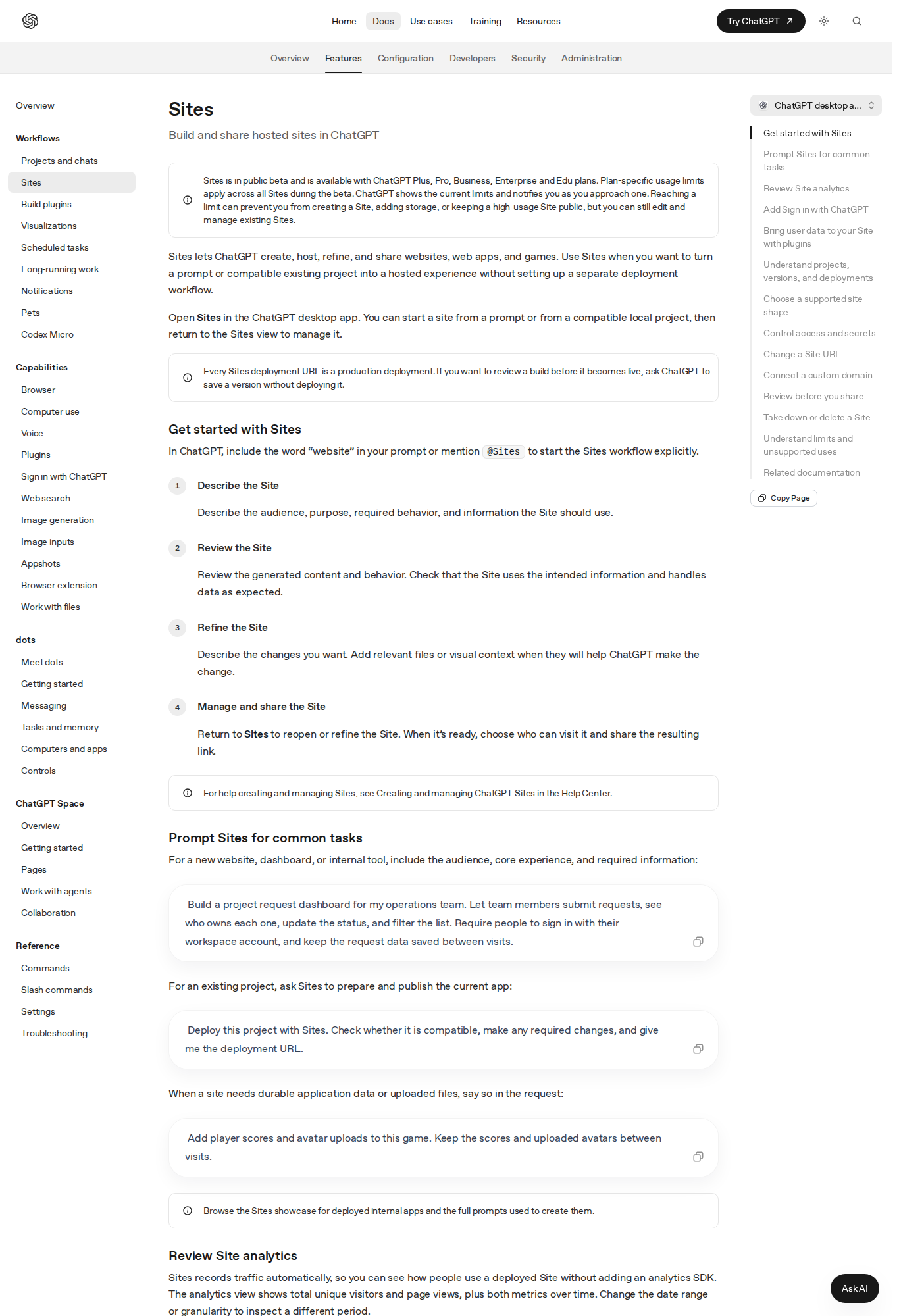 ChatGPT Sites: From a Single Prompt to a Hosted Website — The Complete 2026 Guide