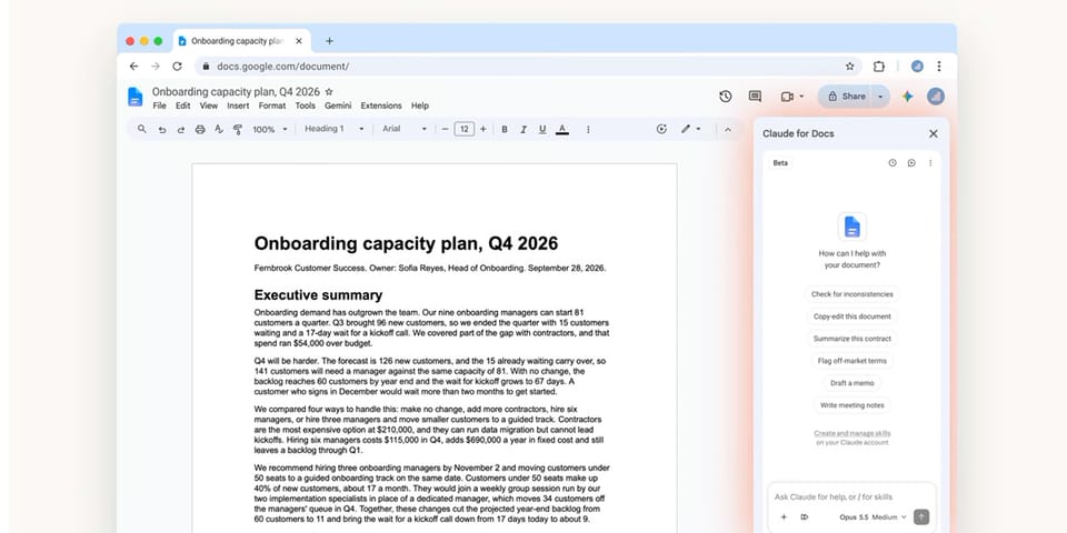 Claude in Google Docs, Sheets & Slides: The Complete 2026 Setup Guide