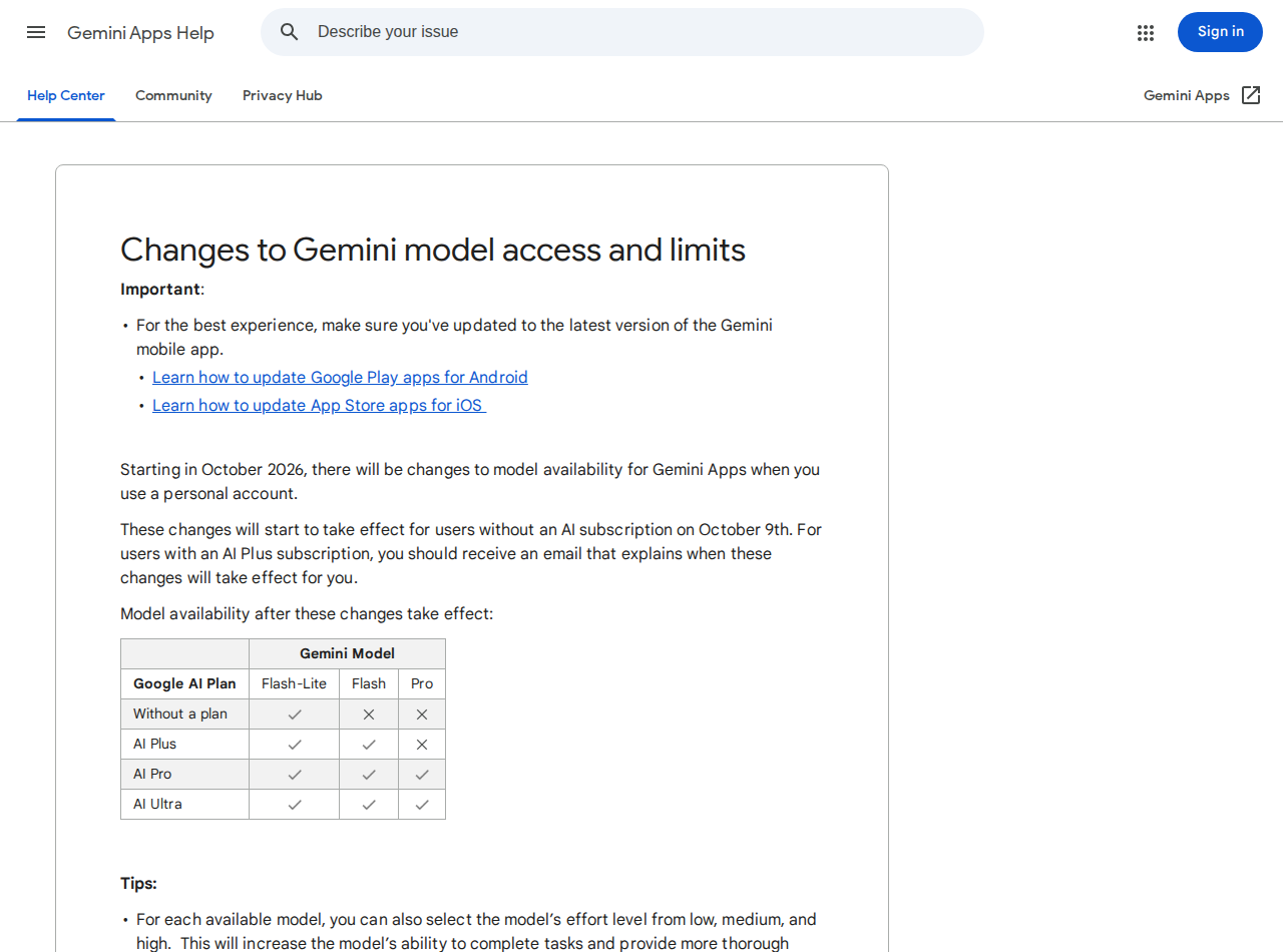Gemini Free Tier Loses Flash and Pro on October 9: Google’s New Limits